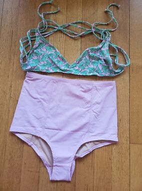 (nwot) Women’s JCrew High-Waist Bikini in Light Pink